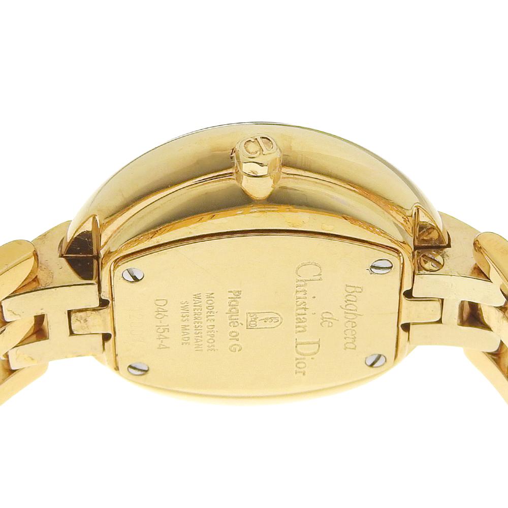 Dior Bakira Watches D46.154.4 blackDial Stainless Steel Quartz Analog Display Women Used