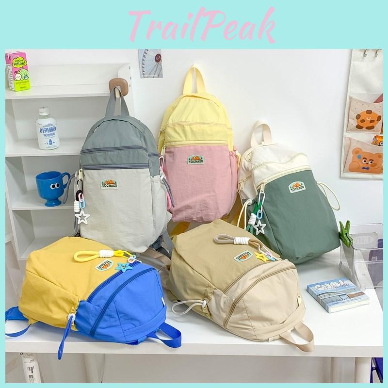 Delightful Backpack Nylon For Kids Featuring Whimsical Patterns And Soft Adjustable Straps