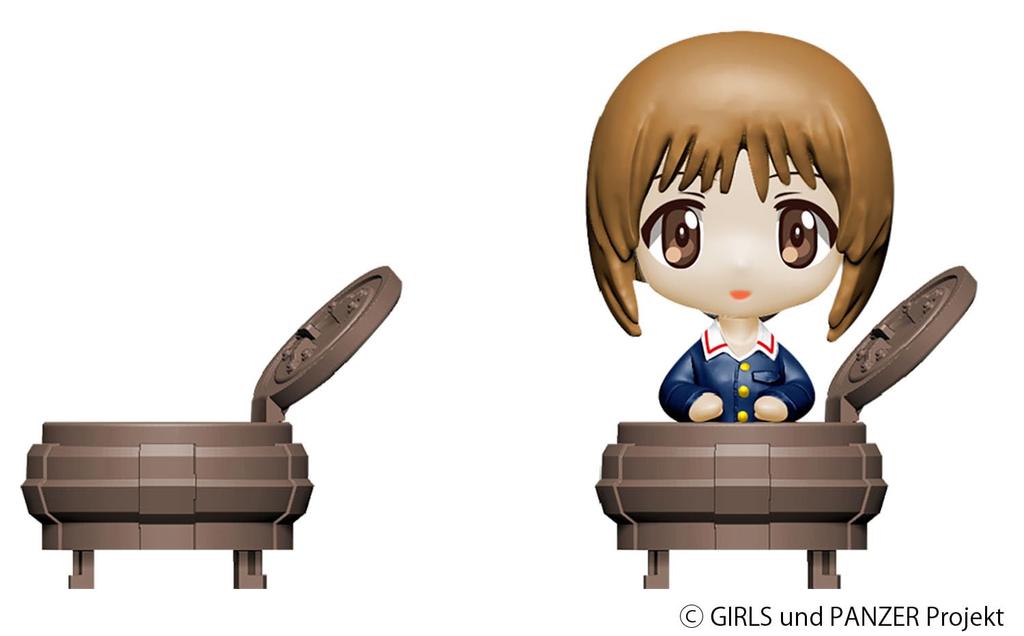 PLATZ Girls & Panzer 164 RC Battle Tank Series Panzer IV Ausf.H (Ausf.D Modified) Anglerfish Team Electric Radio Control GPRC-1