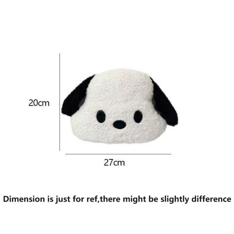 1pc Universal Car Headrest Neck Pillow Plush Dog Cute Cartoon Comfortable Vehicle Supplies Car Seat Accessories New Decoration