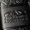 GARSON DAD Seat Belt Pad Type Monogram Leather Black HA499-01 D.A.D