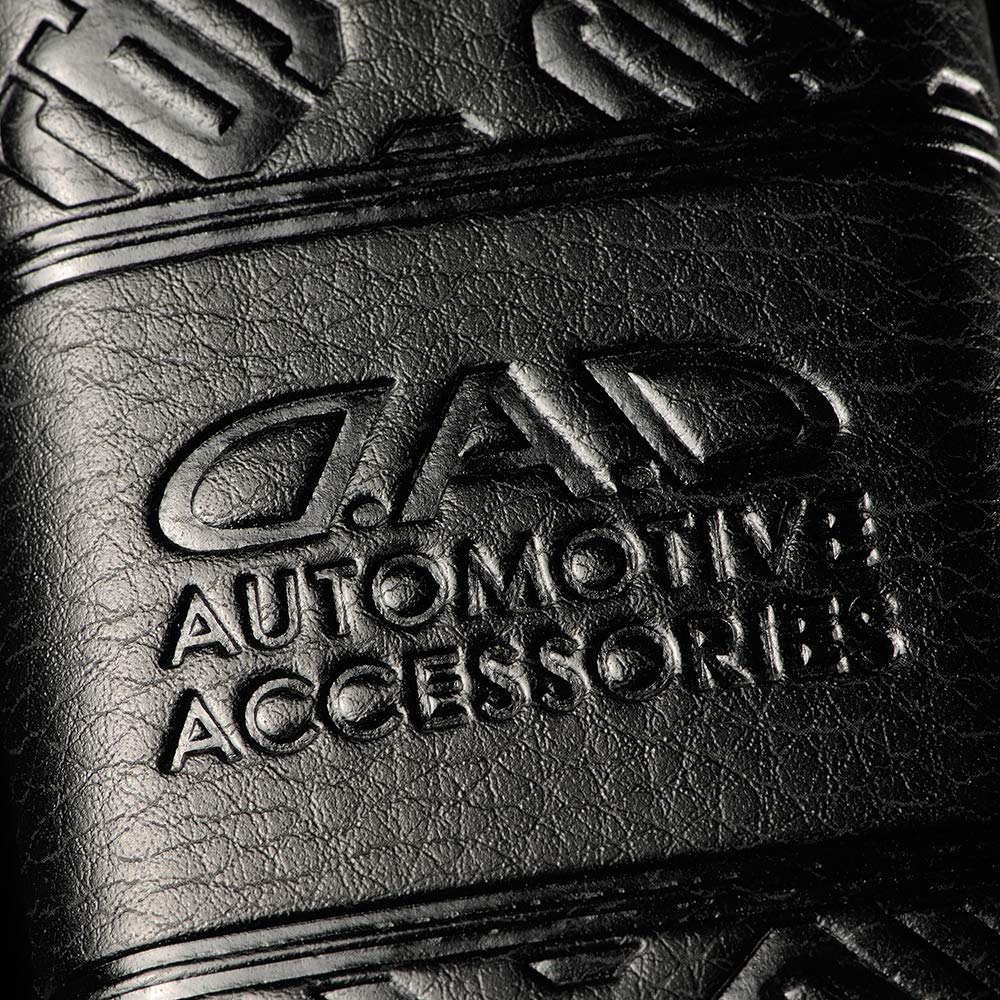 GARSON DAD Seat Belt Pad Type Monogram Leather Black HA499-01 D.A.D