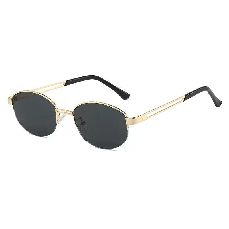 Retro French-Style Small Frame Sunglasses for Women - High-End Fashion Sun Protection, Versatile and Fashionable Design