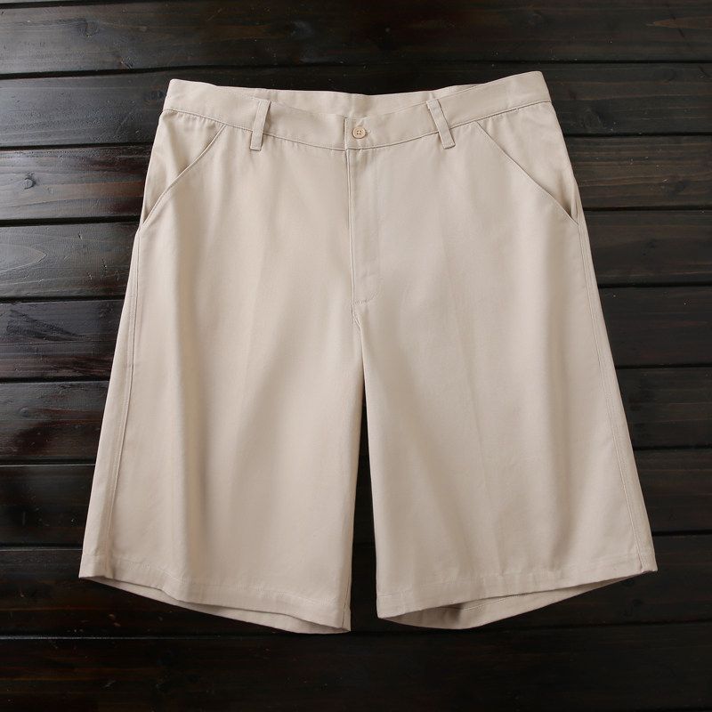 Classic Good Goods Plaid Pure Cotton Export Men's Clothing Factory Leftover Stock Summer Light Business Straight Half Length Casual Shorts