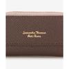 Thavasa Petit Key Case Inside Bicolor Round Zip Key Case 00122120285181 Brown [Samantha Choice] Women's