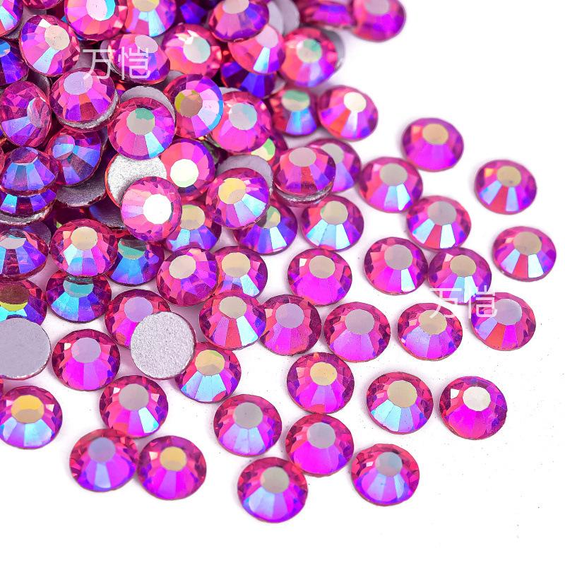 Ss3-Ss16 Mixed Size Flat Bottom Drill, Mobile Phone Case Diy Sticker Diamond Crystal Glass, Creative Nail Art Jewelry Accessories