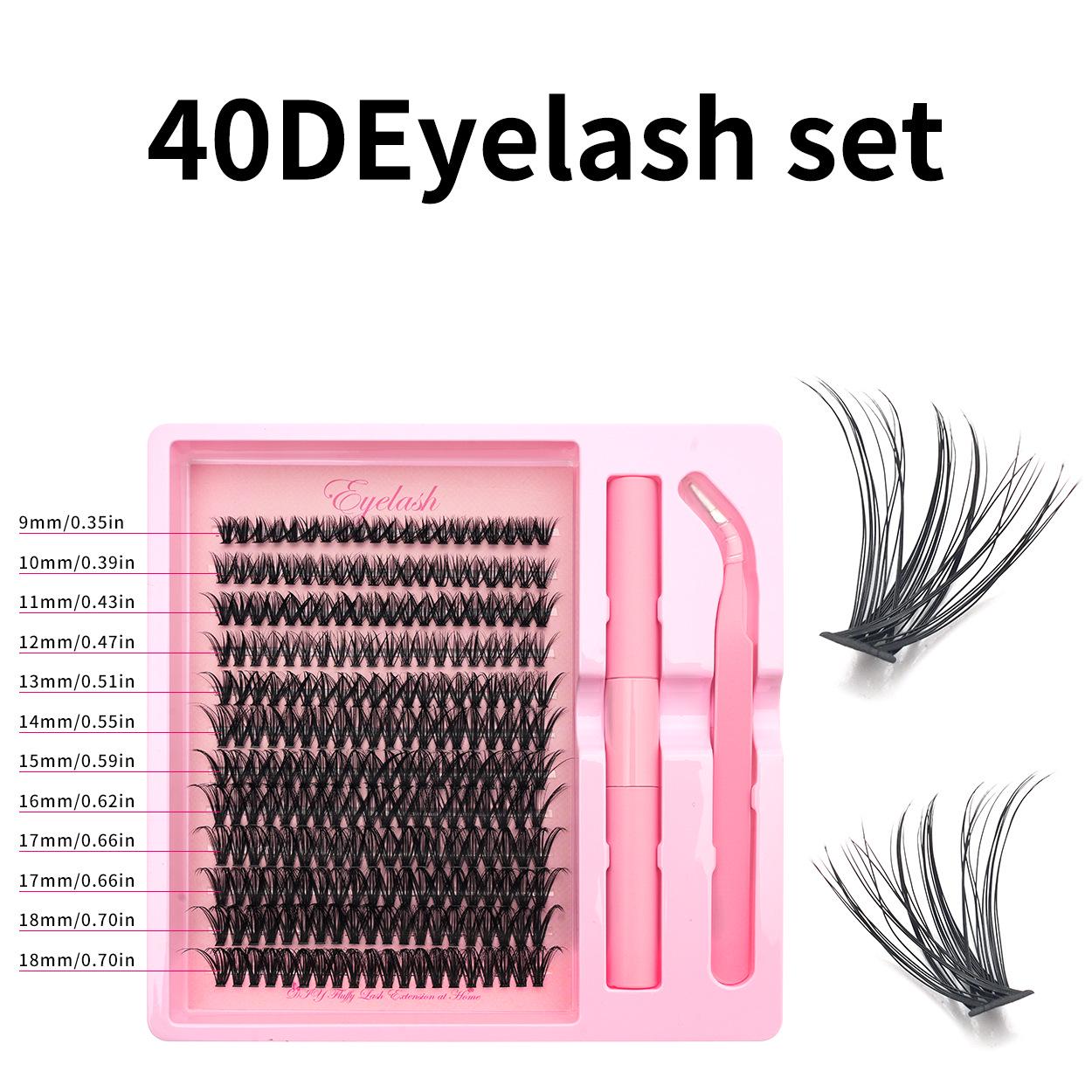 

Набор сегментированных густых накладных ресниц для наращивания