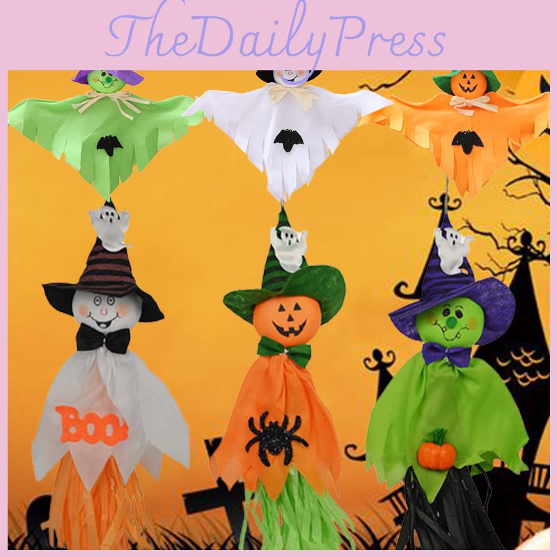 Versatile Halloween Ghost Witch Hanging Decor For Party And Events