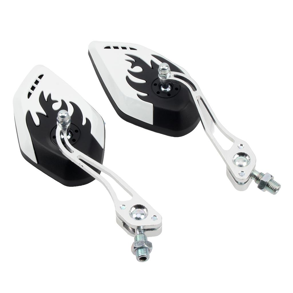 Motorcycle Universal Rearview Mirror 2PCS 8mm/10mm Anti-vertigo  CNC Rearview Side Mirrors Mounting Bolts Moto Accessories
