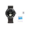 SEIKO Presage Mechanical Movement Genuine Leather Strap Watch Men's Watches Black Dial SSA451J1
