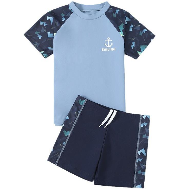 Boys' Two-Piece Teen Swimwear Set - New Style & Professional Design