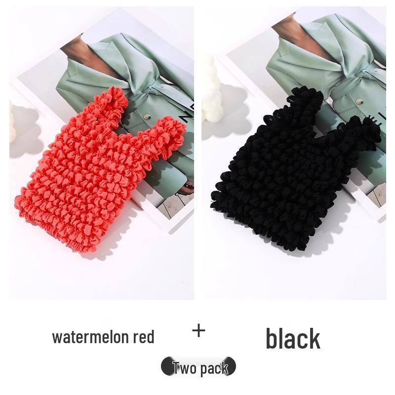 Extra-Large Eco-Friendly Retractable Pleated Shopping Bag with High Capacity