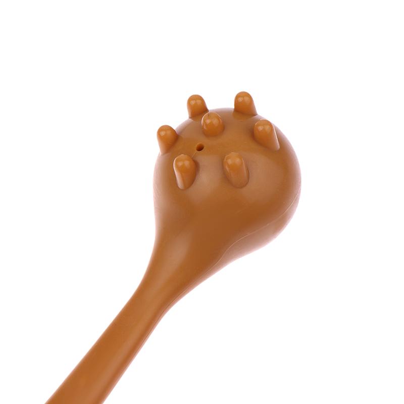 1 Pcs Manual Back Massage Hammer Tool, Silicone Long Handheld Hammer For Body Legs Arms Back Knock Scratcher For Home Office Gym