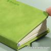 Sijin A7 Leather Hardbound Notebook with Elastic Band - Portable Pocket Planner for On-the-Go Note-Taking