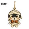 Moisture Proof Decorative Accents Halloween Wooden Hanging Decor, Vintage Ghost Pumpkin Pendant Decorations, Cartoon Durable Indoor Accessories Style