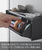 Yamazaki Magnetic Masking Tape Storage W26 X D8 X Floating Small Item 1354 Case, Black, Dimensions H9cm, Tower, Storage, Organizer,