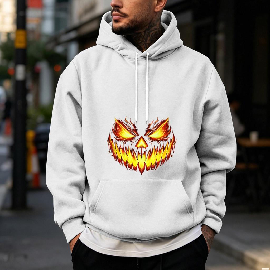 Herren Halloween Motiv - Gefütterter Pullover Hoodie für Freizeitkleidung
