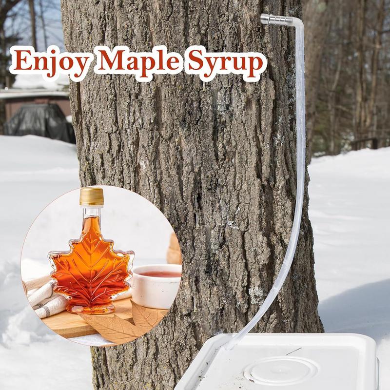 Maple Tree Tapping Set Metal Maple Spiles Tree Tap Filter Sturdy Stainless Steel Maple Tree Taps Spiles for Garden Yard