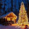 USB 8 Modes LED Lamp Christmas Decoration 3M Santa Claus Climbing Ladder String Lights  for Garden Cristmas Tree New Year Gift