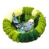 Bird Bed Autumn Winter Warm Cozy Bird Nest Plush Parrot Round Sleeping Bed House Toys for Small Animal Pet Bird Parrot Cage