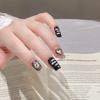 2025 Gold Plated Star & Moon 3D Embossed Nail Art Stickers with Adhesive Backing