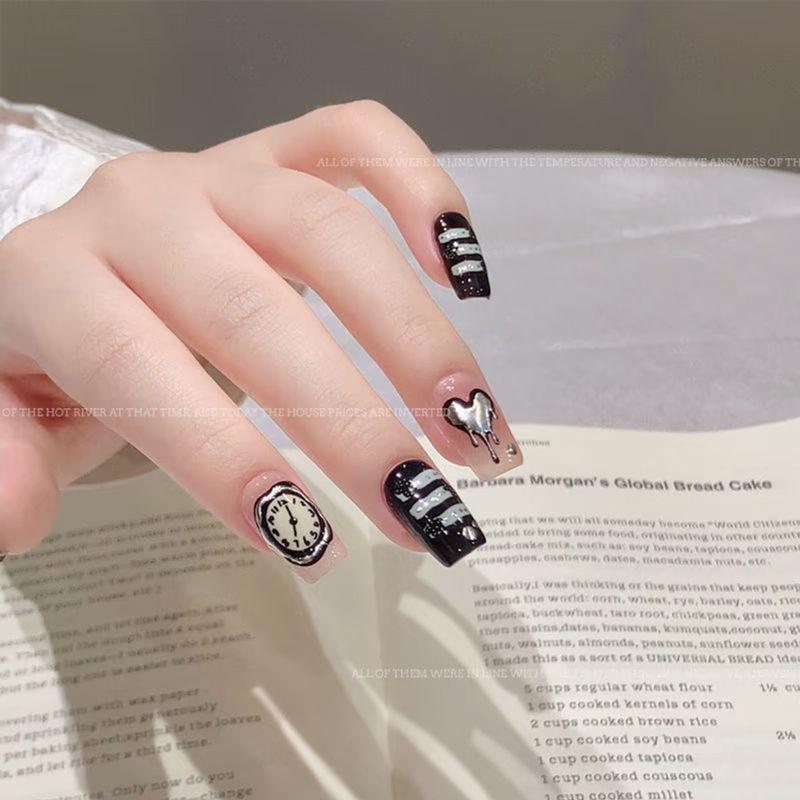 2025 Gold Plated Star & Moon 3D Embossed Nail Art Stickers with Adhesive Backing