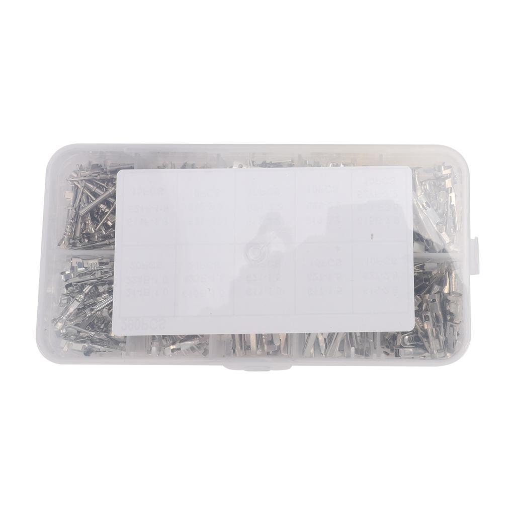 710PCS Connector Pins Crimped Terminal Automotive Car Kit Electrical 1 1.5 1.8 2.2 2.8 3.5mm Motorcycle Wire Removal