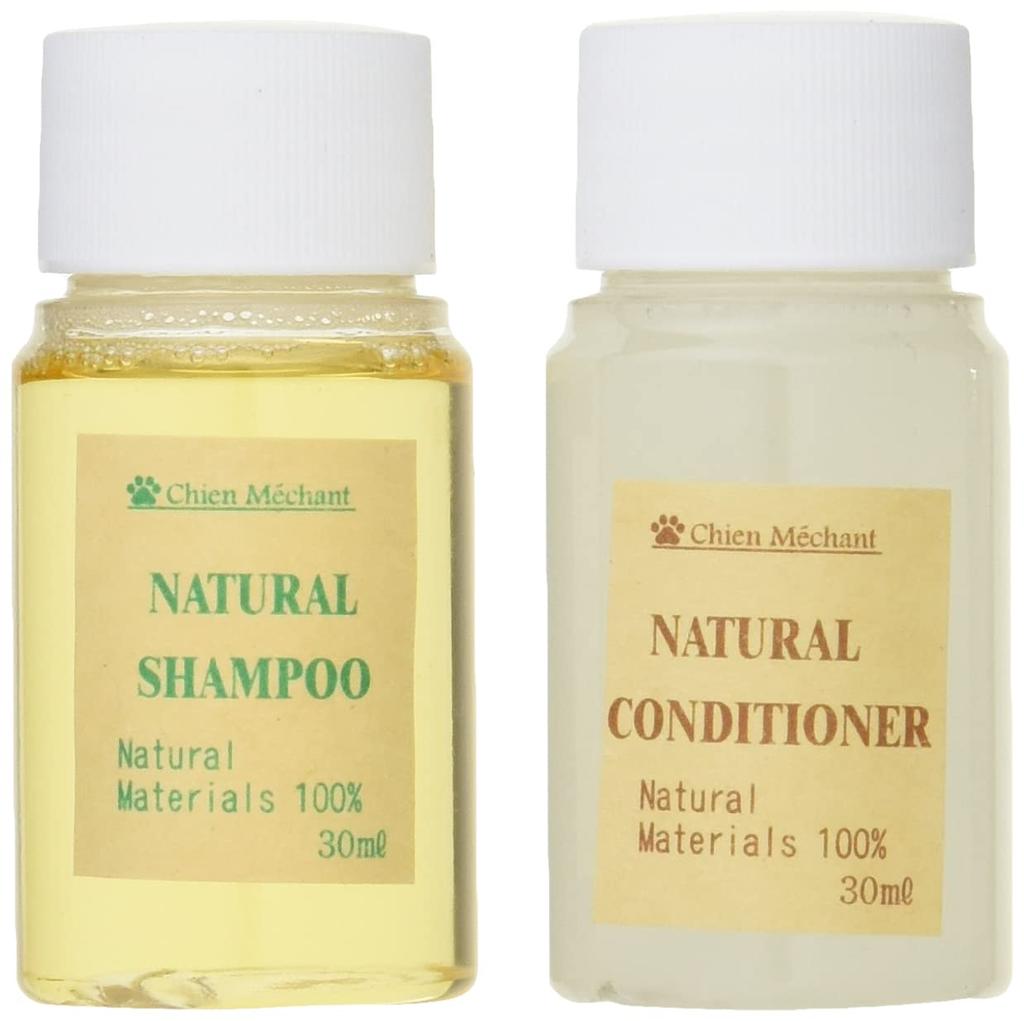 Chien Mechant Natural Shampoo Conditioner Trial Set for 30ml & Pets,