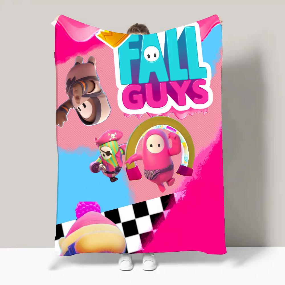 Game F-Fall Guys Blanket Design Lightweight  For Dorms, Naps, Living Room, Office,Sofa,All-Season