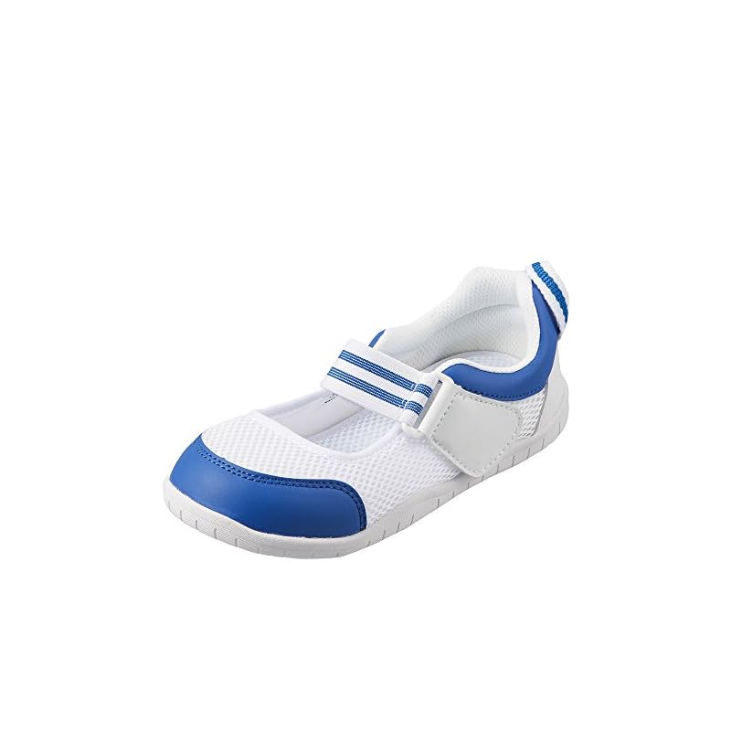 [IFME] Indoor Shoes, Breathable Sole, Ballet Shoe Type, SC-0003, Kids, Blue, 17.0 Cm, 3E