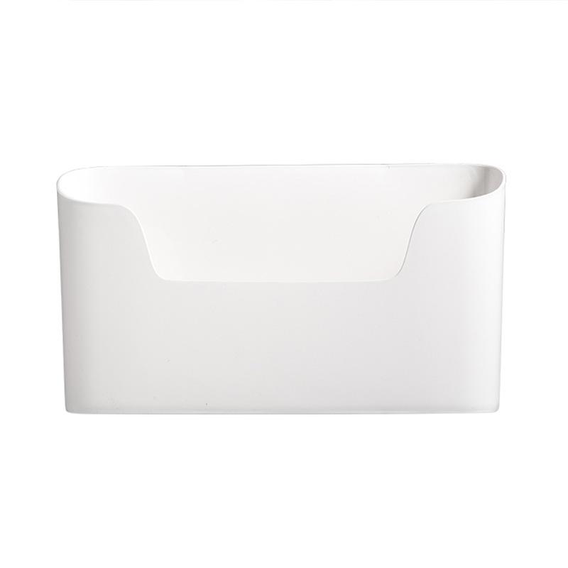 Wall-Mounted No-Punch Kitchen Cabinet Storage & Cling Film Rack