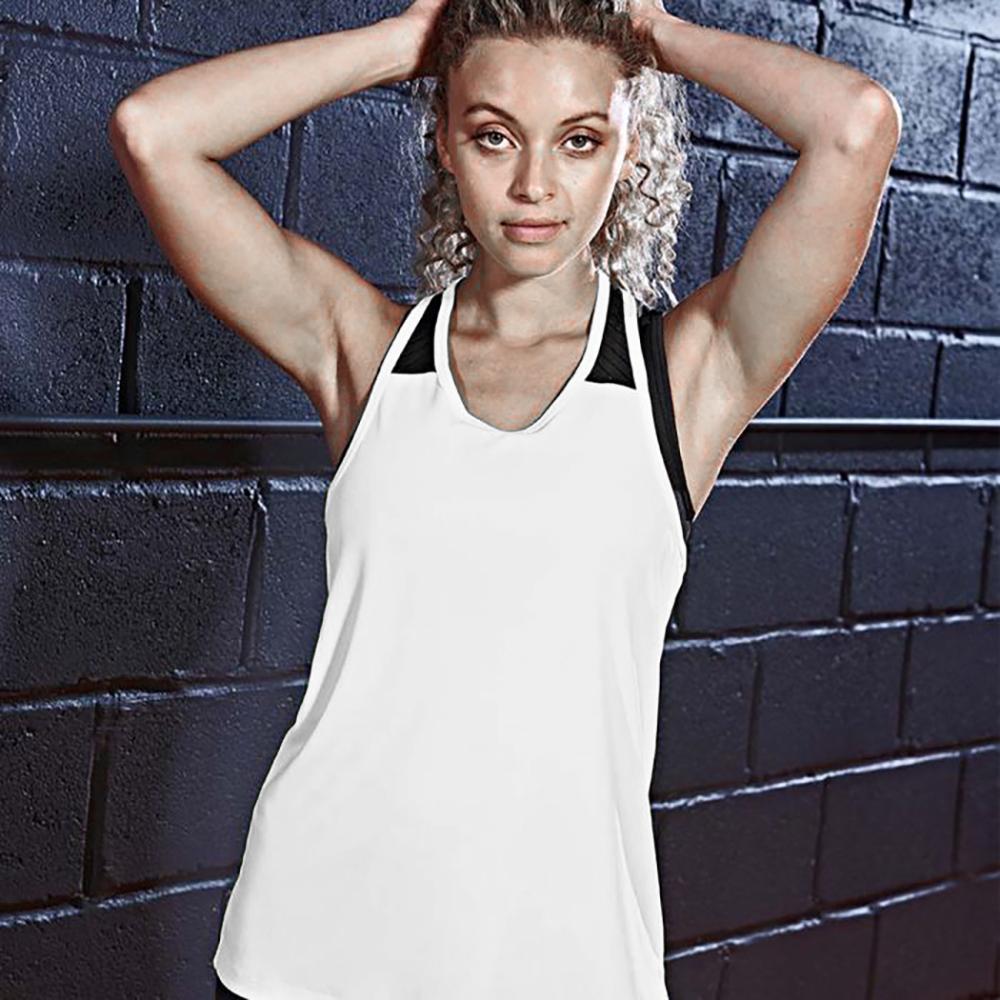 Awdis Just Cool Womens/Ladies Girlie Smooth Workout Sleeveless Vest