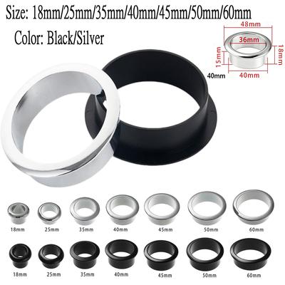 Zinc Alloy Computer Desk Cable Grommet Electric Wire Hole Cover Cabinet Vent Decorative Plug Cable Outlet Port Furniture Hardware