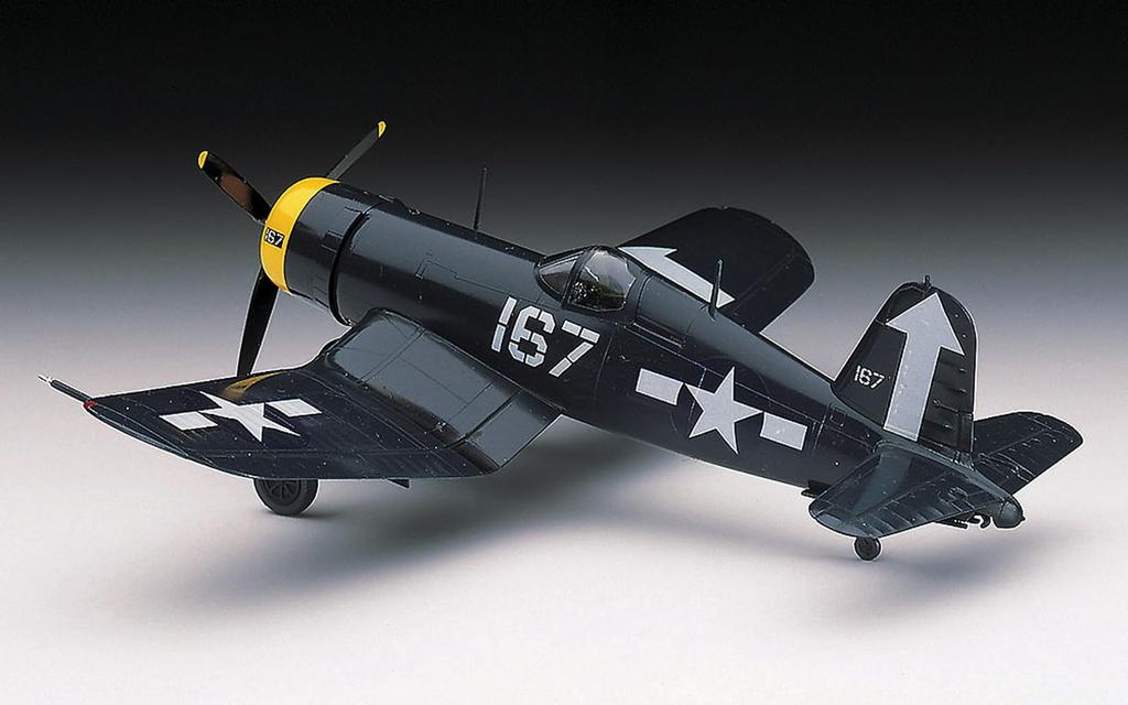 Hasegawa US Navy Corsair Plastic Model Kit A10 1/72 F4U-1D