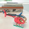 Wooden Solar Energy Aircraft Educational Toy Crafts DIY Model Wonderful Kid Gift