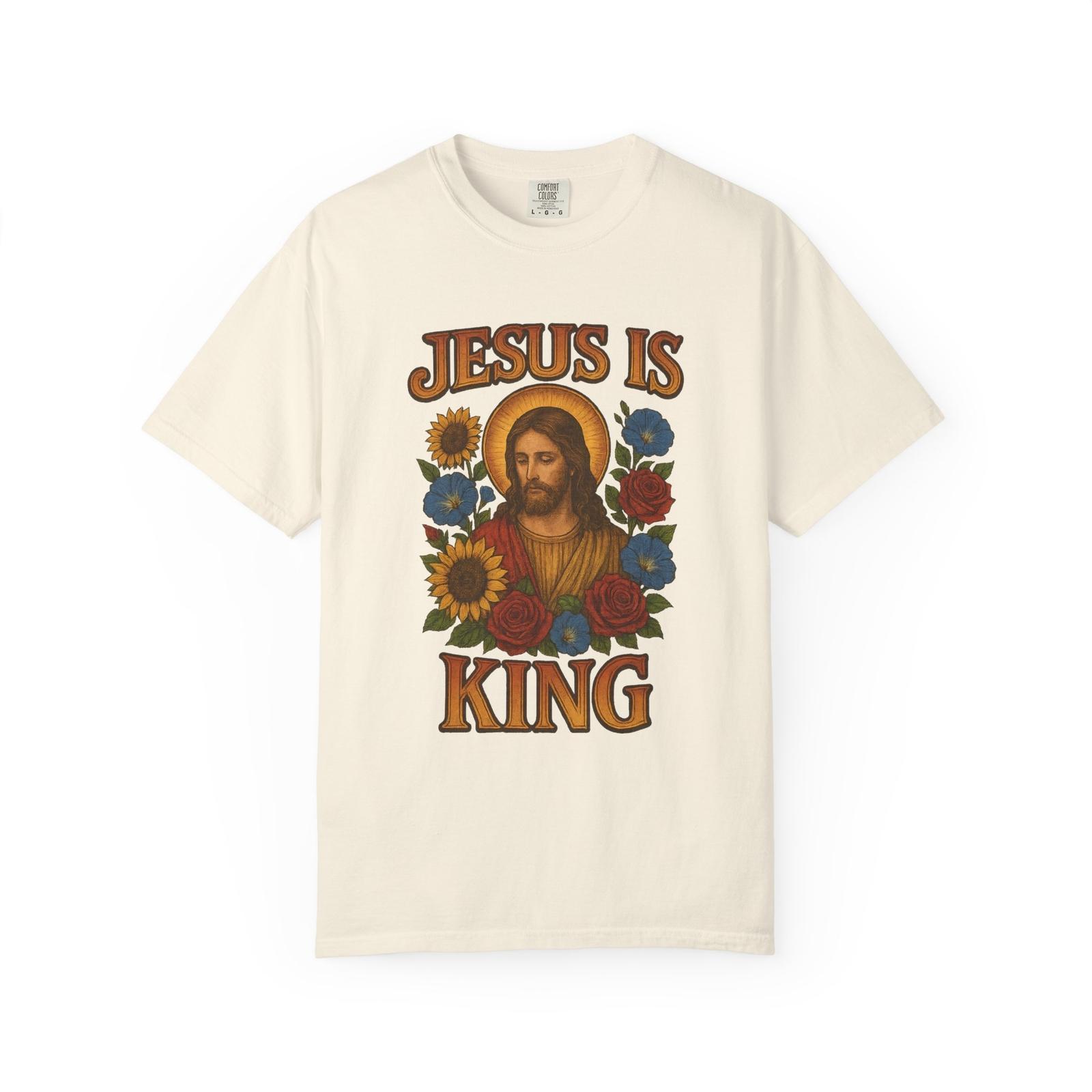 Jesus Is King T-Shirt unisex Christian tee, Christian Apparel, Faith-Based Gift, XXXL