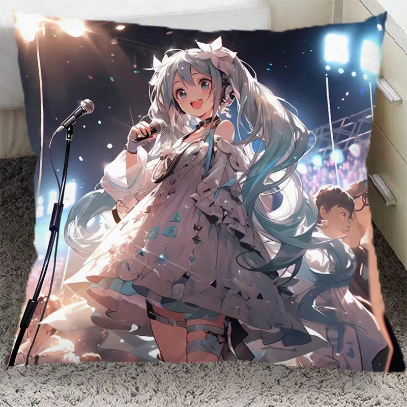 Hatsune Miku Periféria Dvojrozmerný Vankúš Študentská Izba Animácia Spálňový Vankúš Obývacia Izba Pohovka Vankúš Narodeninový Darček