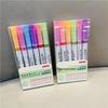 Quick-Drying Floral Wavy Highlighter Pen for Journaling and Drawing