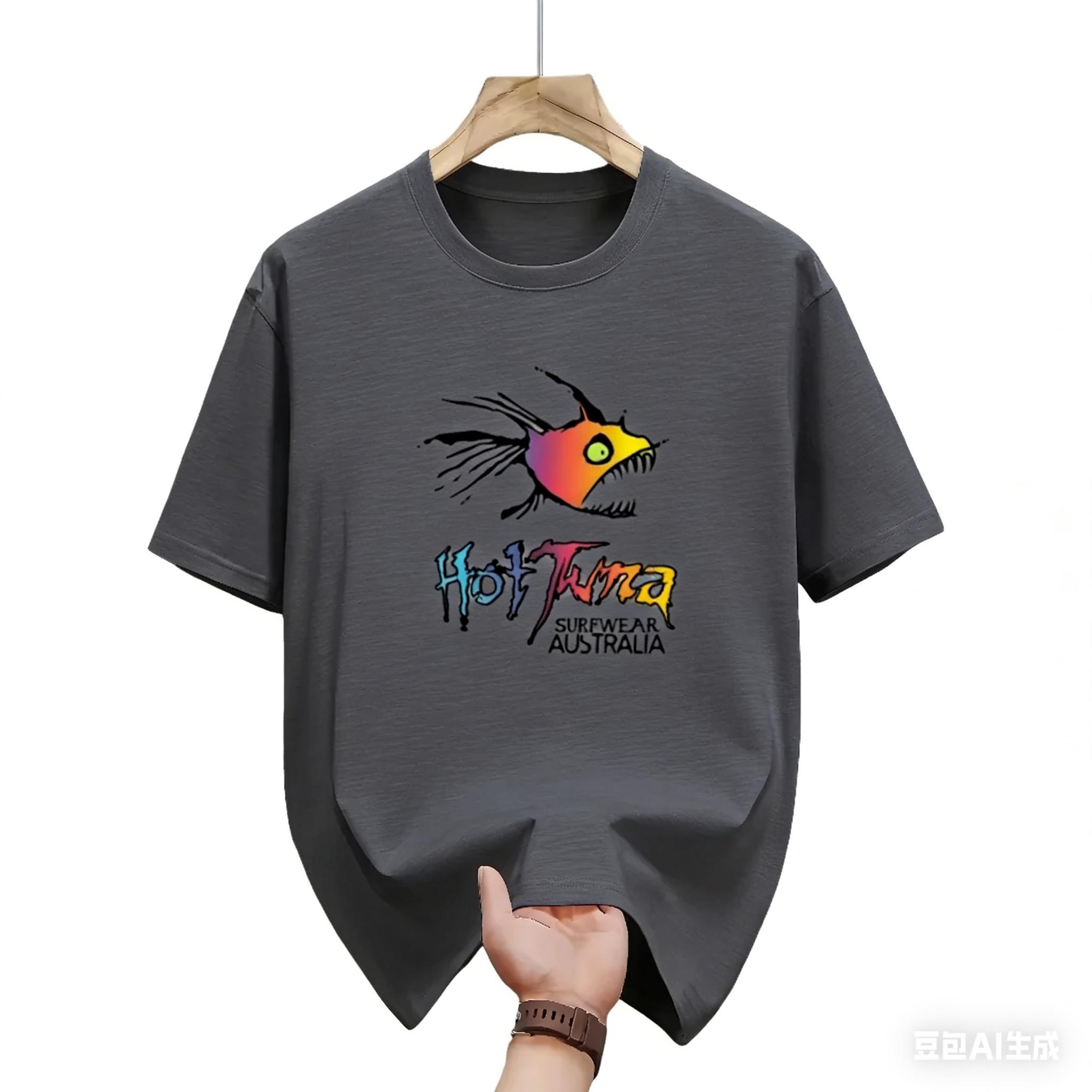 

Ретро Футболка Hot Tuna Surf Softstyle Класична 1980-ті Натхненна Австралією з довгими або короткими рукавами L
