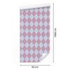 Pastel Diamonds Wallpaper Purple and Light Gray 50x1000