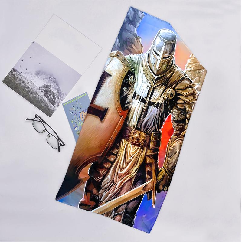 Cross Templars Knight Fashion Beach Towel: Ideal for Summer Adventures Soft, Absorbent and Quick Drying Suitable for Swimming and Bathing