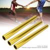 3pcs Electroplating Relay  s Track and Field Sprint Match  s