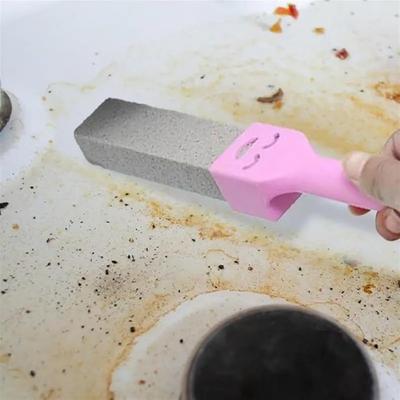 2PCS Pumice Stone Toilet Brush Bathroom WC Toilet Bowl Cleaner Wand Tile Sink BathtubStain Remove Washing Cleaning Tool