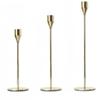 3Pcs/Set European Style Metal Candle Holders Candlestick Fashion Wedding Table Candle Stand Exquisite Candlestick Christmas Gift