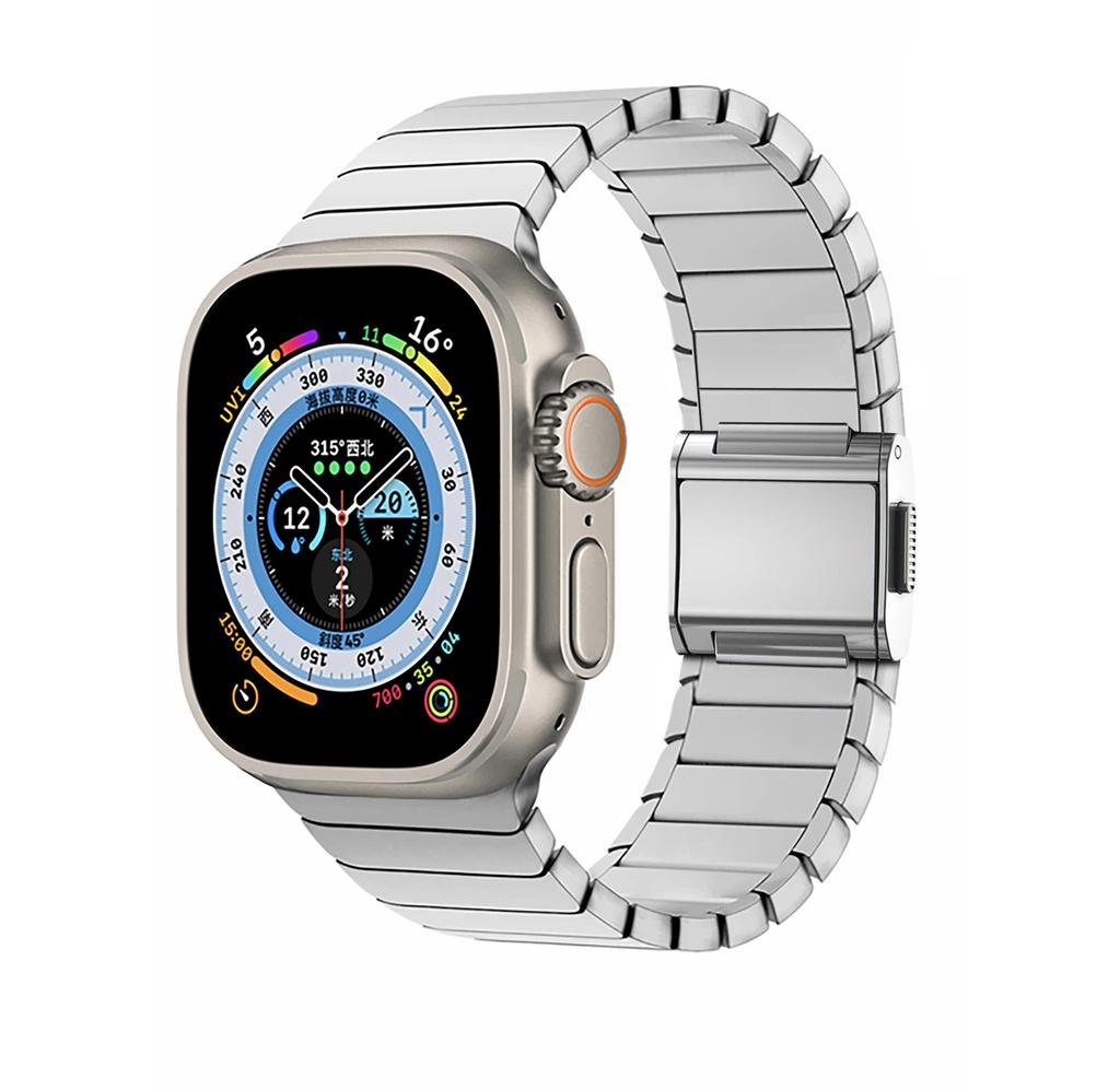Titanium Metal Strap for Apple Watch Ultra 3 2 49mm 46mm 45mm 44mm Magnetic Buckle Wristband iWatch 11 10 9 8 7 6 5 4 SE 3 Band