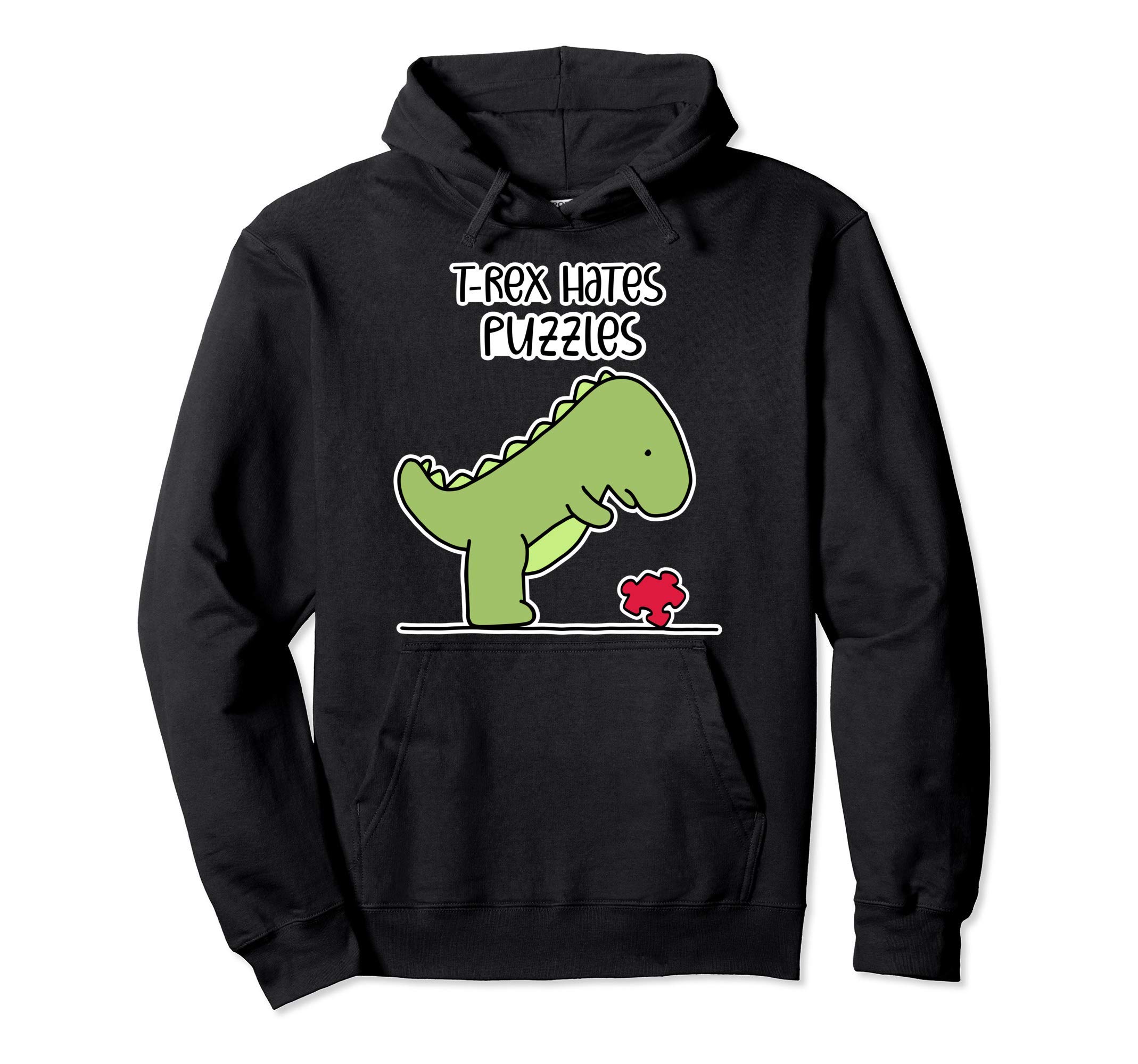 

T-Rex Hates Puzzles Hoodie