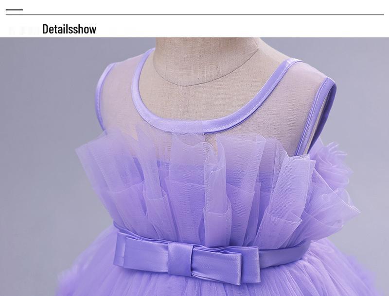 Best-Selling Girl's First Birthday Mesh Princess Party Dress