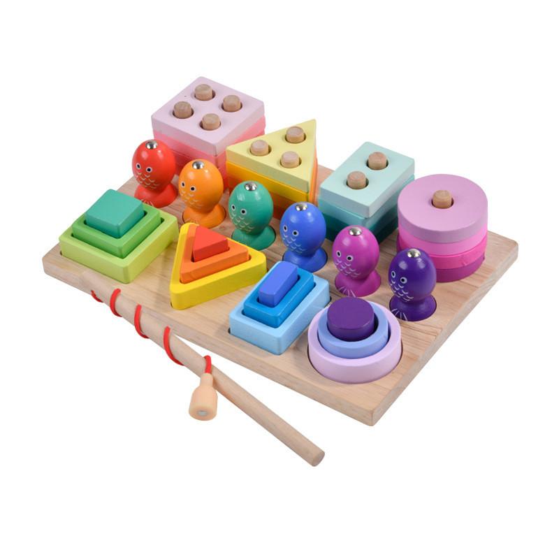 

Fishing Magnetic Montessori Set For Preschool Cognitive Skills Matching Shape