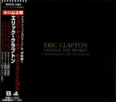 CD ERIC CLAPTON - Change The World WPCR1684 Reprise Records 1997 Japan Rock Used