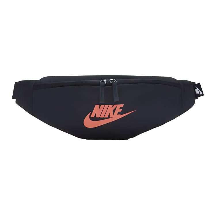 

Nike Heritage Classic Basic Zipper Polyester Chest Bag Crossbody Waist Bag Unisex bags Black Orange BA5750-050 Black Orange